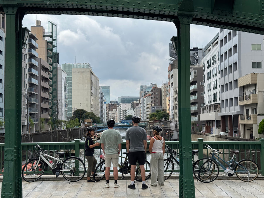 東京ebikeツアー：江戸から東京へ - 柳橋から始まるサイクリングの旅